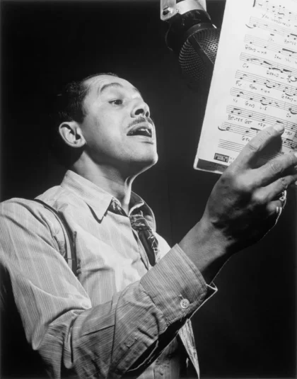 jazz, singer, to sing, cab calloway, black-and-white, new york, ny, nyc, new york city, city, music, musician, black